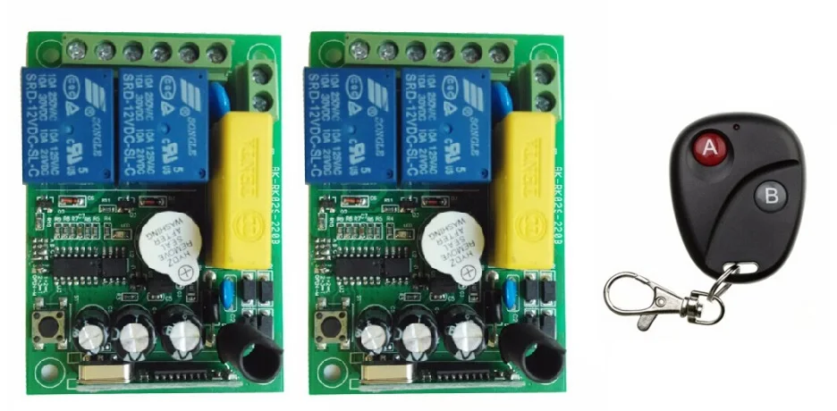AC 220V 2ch intelligent household Wireless systems Wireless Remote Control Switch 2* receiver & 1 * transmitter Simple operation
AC 220V 2ch intelligent household Wireless systems Wireless Remote Control Switch 2* receiver & 1 * transmitter Simple operation
