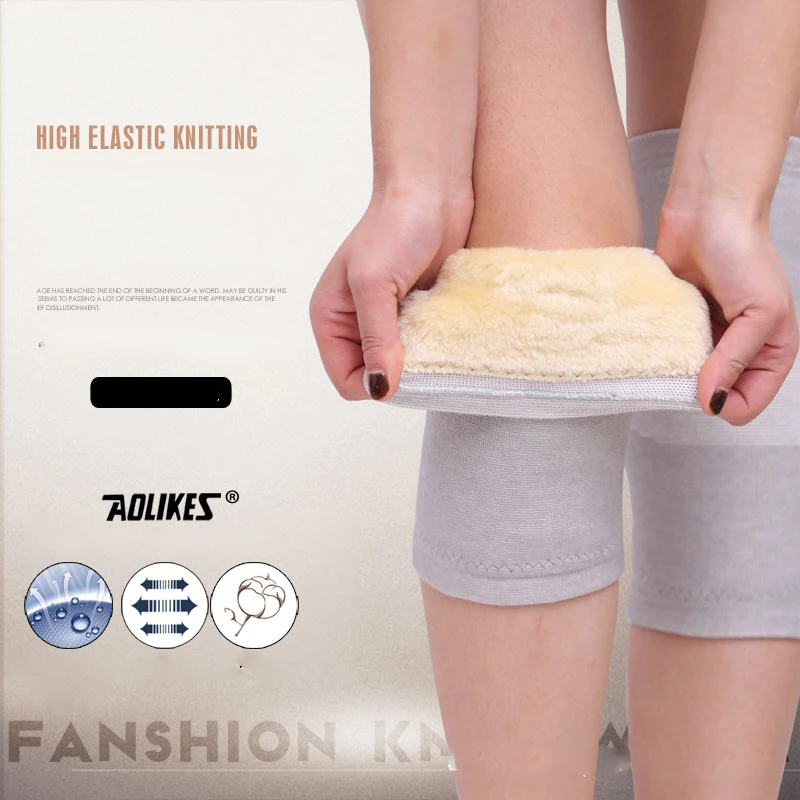 1Pair Winter Outdoor Sports Warm Knee Pads Protector Protective Elastic Cotton Yarn Plush Thermal Fur Kneepad Kneecap Kneelet
1Pair Winter Outdoor Sports Warm Knee Pads Protector Protective Elastic Cotton Yarn Plush Thermal Fur Kneepad Kneecap Kneelet