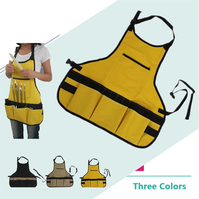 Multi-functional Painting Apron Adult overclothes Pocket Durable Sleeveless Canvas Apron Home work Clothes Develop Logo
Multi-functional Painting Apron Adult overclothes Pocket Durable Sleeveless Canvas Apron Home work Clothes Develop Logo