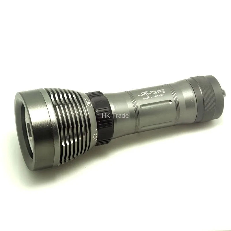 Q2 высокого качества профессиональный Дайвинг 1800 люмен 12 Вт CREE xm-l T6 LED 100 м фонарик