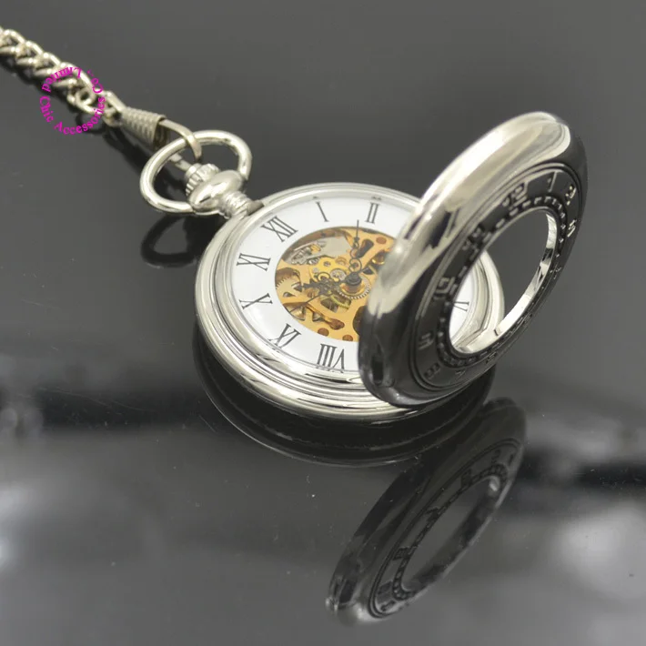 g silver Mechanical men Pocket Watch man arabic gift case vintage retro father Stylish hand Wind good quality short waist chain
g silver Mechanical men Pocket Watch man arabic gift case vintage retro father Stylish hand Wind good quality short waist chain