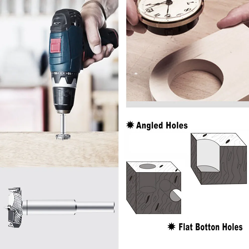 UNeefull 16Pcs Forstner Drill Bit Set 15mm-35mm Drill Bits Tungsten Steel Woodworking Hole Saw Set Wood Drill Bits Auger Opener
UNeefull 16Pcs Forstner Drill Bit Set 15mm-35mm Drill Bits Tungsten Steel Woodworking Hole Saw Set Wood Drill Bits Auger Opener