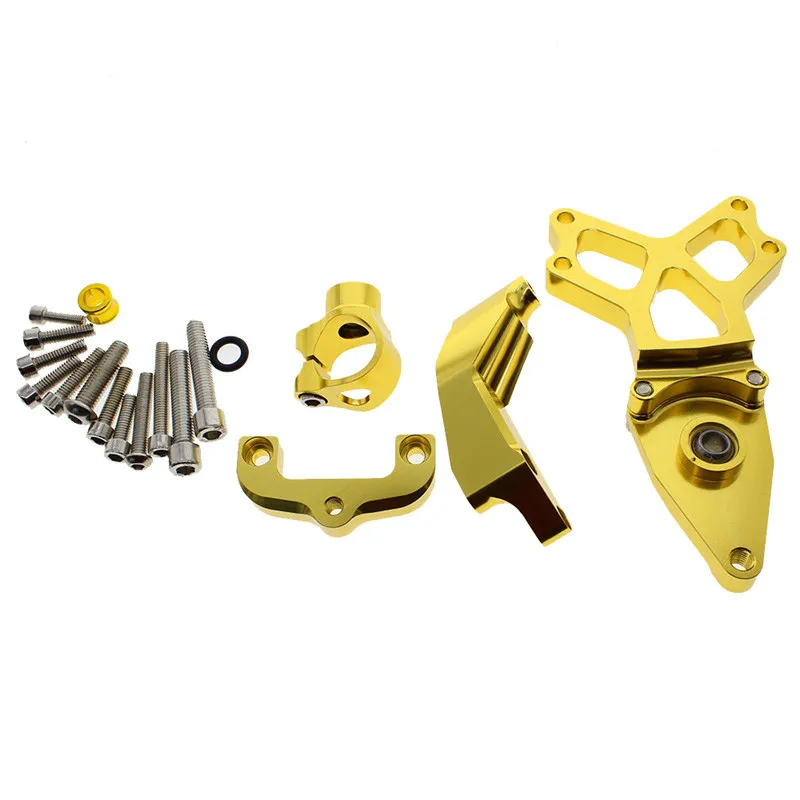 Motorcycle Steering Stabilizer Damper CNC Aluminum Adjustable Mounting Bracket Support Kit For HONDA CBR1000 2008 - 2014
Motorcycle Steering Stabilizer Damper CNC Aluminum Adjustable Mounting Bracket Support Kit For HONDA CBR1000 2008 - 2014
