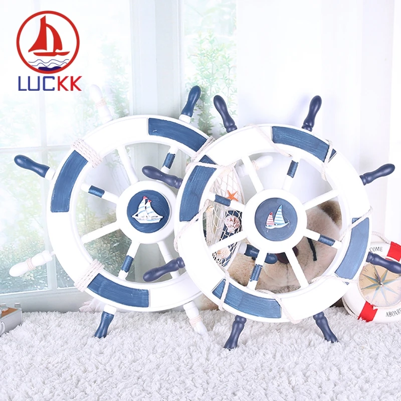 LUCKK 62 CM Wooden Ship Rudder Model 2 Style Wall Hanging blue and white Home Decoration Accessorie Sea Crafts Creative Toys
LUCKK 62 CM Wooden Ship Rudder Model 2 Style Wall Hanging blue and white Home Decoration Accessorie Sea Crafts Creative Toys