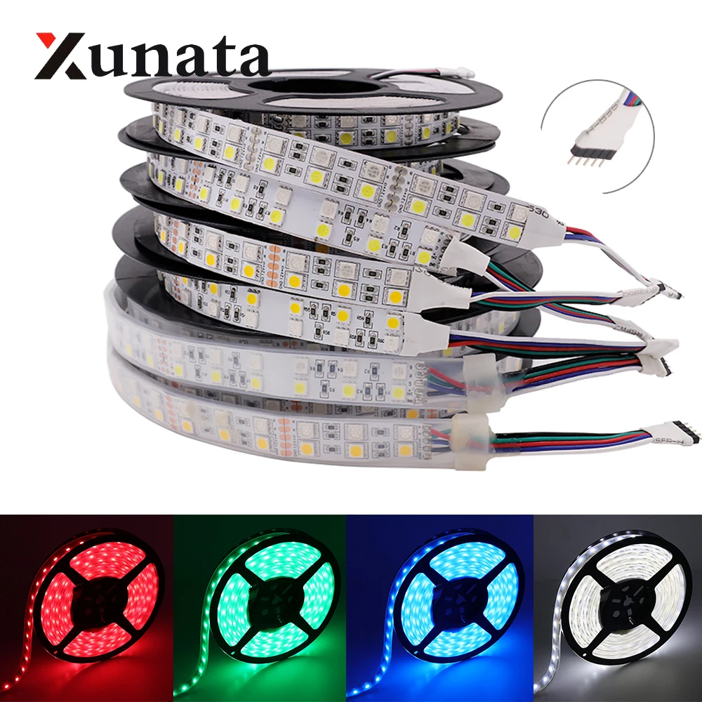 DC12V 5050 LED Strip Lamp 120Leds/M 5M/lot IP68 Silicone Tube Waterproof Double Row RGBW RGBWW Flexible Tape LED Light Strip
DC12V 5050 LED Strip Lamp 120Leds/M 5M/lot IP68 Silicone Tube Waterproof Double Row RGBW RGBWW Flexible Tape LED Light Strip
