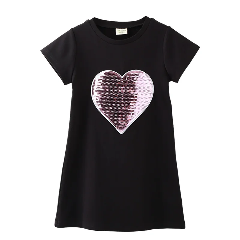 Summer 2019 New Girl dress knitted sequins cotton short sleeve children's cartoon round collar princess dress
Summer 2019 New Girl dress knitted sequins cotton short sleeve children's cartoon round collar princess dress