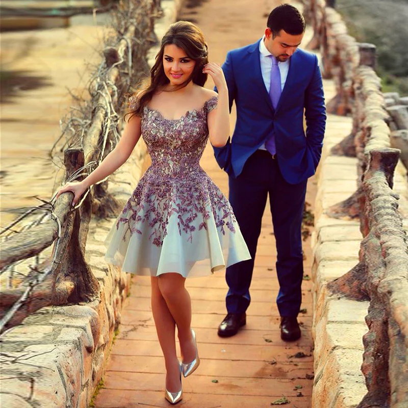 2017 Новый Бальное платье Без Рукавов С Плеча Торжеств и Вечеринок Homecoming Dress de festa