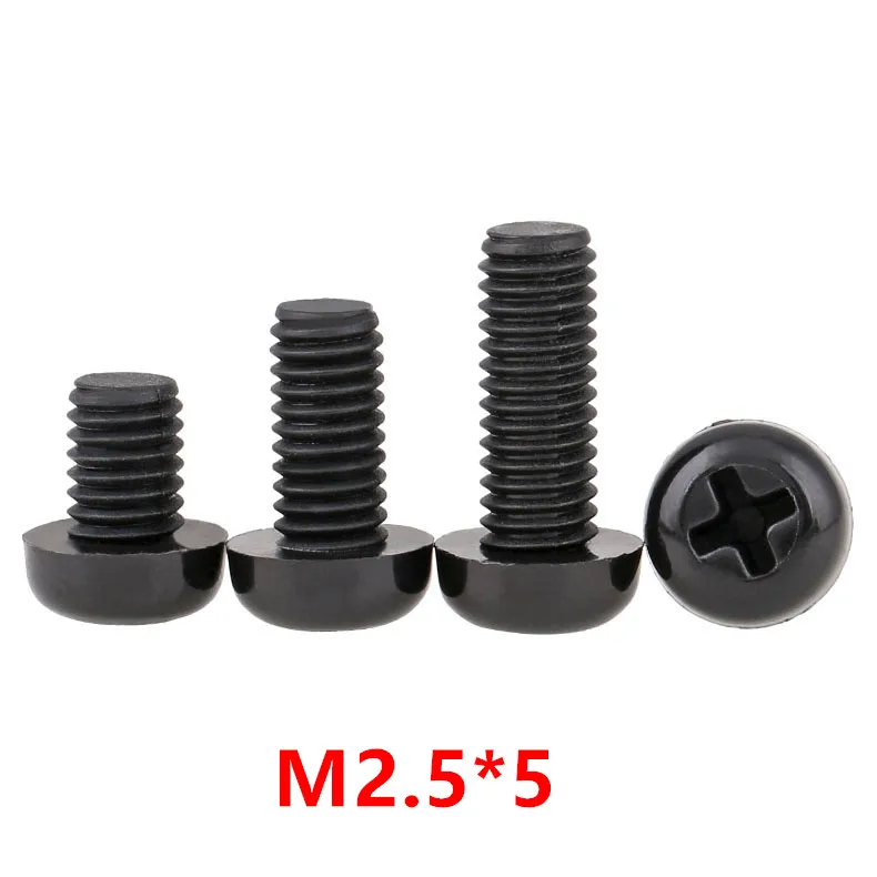 1000pcs M2.5*5 White Black Plastic Nylon Round Pan Phillips Head Machine Screw Bolts M2.5 Nylon Hex Nuts
1000pcs M2.5*5 White Black Plastic Nylon Round Pan Phillips Head Machine Screw Bolts M2.5 Nylon Hex Nuts