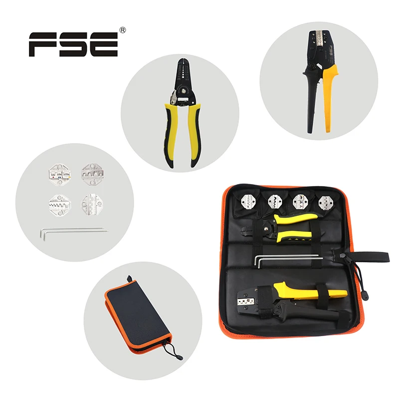 VSN-10WF Crimper Stripper Crimp Cutters Wire Crimping Hand Tool Set Pliers Cable Cutter 0.25-10mm Plier 23-7AWG
VSN-10WF Crimper Stripper Crimp Cutters Wire Crimping Hand Tool Set Pliers Cable Cutter 0.25-10mm Plier 23-7AWG