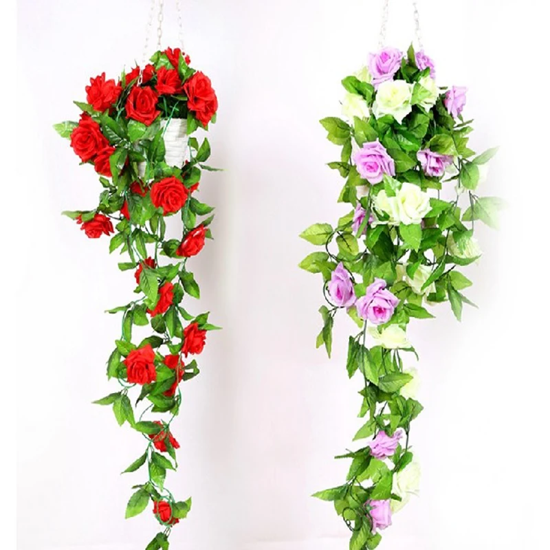 2.4M Artificial Fake Silk Rose Flower Ivy Vine Hanging Garland Wedding Decor Party Home Garden Decoration Drop Shipping
2.4M Artificial Fake Silk Rose Flower Ivy Vine Hanging Garland Wedding Decor Party Home Garden Decoration Drop Shipping