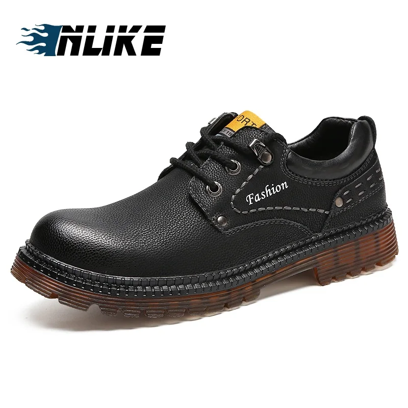 INLIKE Men's Shoes Genuine Leather Shoes Men Breathable Lightweight England Cow Leather Casual Shoes Outdoor
INLIKE Men's Shoes Genuine Leather Shoes Men Breathable Lightweight England Cow Leather Casual Shoes Outdoor