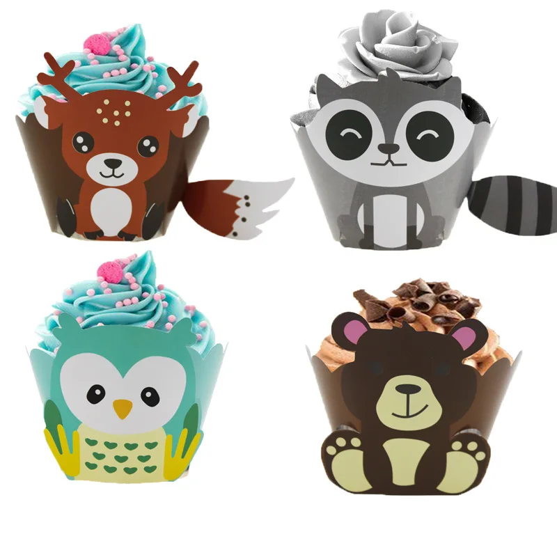 Yshmily Woodland Creatures тематическая вечеринка на день рождения украшения Джунгли Лес