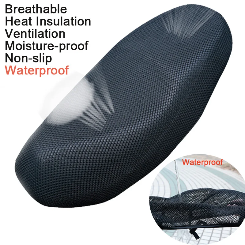 XXL New black Breathable Summer 3D Mesh Motorcycle Seat Cover Sunscreen Anti-Slip Waterproof Cushion protect Net Cover
XXL New black Breathable Summer 3D Mesh Motorcycle Seat Cover Sunscreen Anti-Slip Waterproof Cushion protect Net Cover