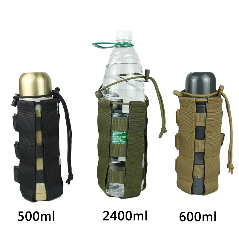 Tactical Water Bottle Pouch Molle System Kettle Bag Portable Durable Camping Hiking Travel Survival Kits Carrier
Tactical Water Bottle Pouch Molle System Kettle Bag Portable Durable Camping Hiking Travel Survival Kits Carrier