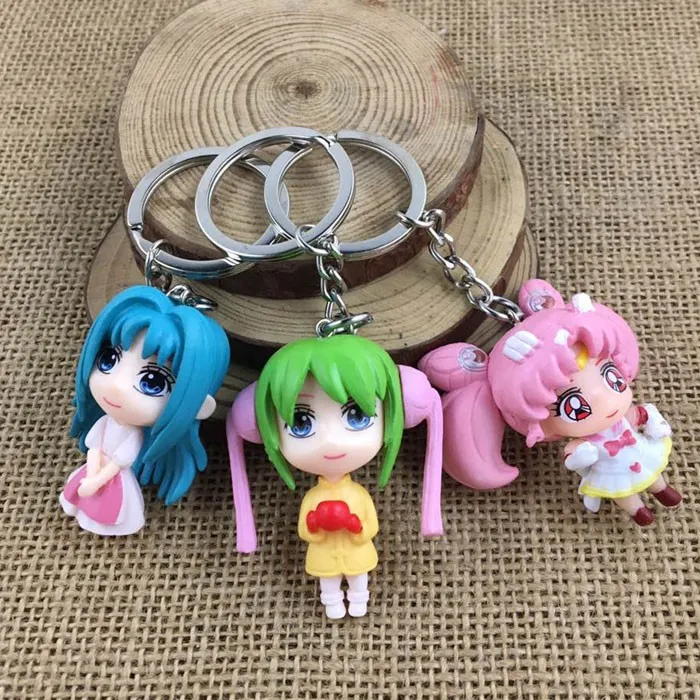3PCS/LOT Anime Magical Girl Keychains Small Pendant toys PVC Dolls Kids Gift OPP Bag
3PCS/LOT Anime Magical Girl Keychains Small Pendant toys PVC Dolls Kids Gift OPP Bag