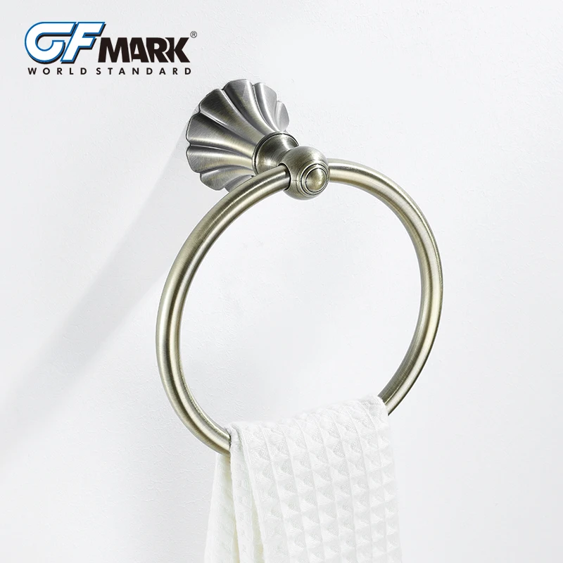 GFmark Antique Towel Ring Holder Bronze Brushed European Style Bathroom Hanger Badkamer Accesoires Vintage Toilet Towel Rings
GFmark Antique Towel Ring Holder Bronze Brushed European Style Bathroom Hanger Badkamer Accesoires Vintage Toilet Towel Rings
