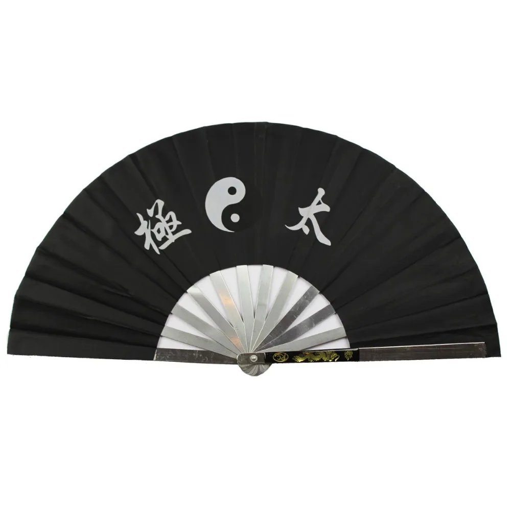 Вентилятор taichi fan wushu вентилятор с символикой кунг-фу ушу железный для искусства