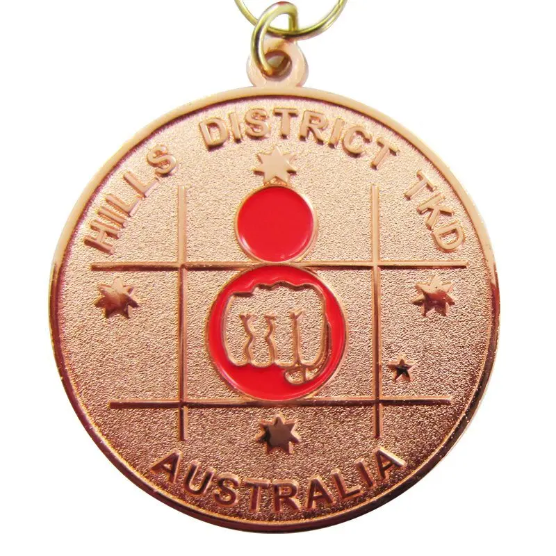 

Die Casting Zinc Alloy Soft Enamel Copper Australia Medals for Wholesale k 200154