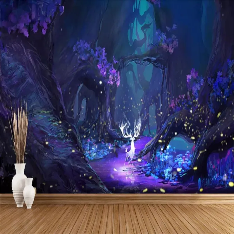 Custom wallpaper 3d fantasy starry hand-painted abstract elk background wall large mural high-grade waterproof material
Custom wallpaper 3d fantasy starry hand-painted abstract elk background wall large mural high-grade waterproof material