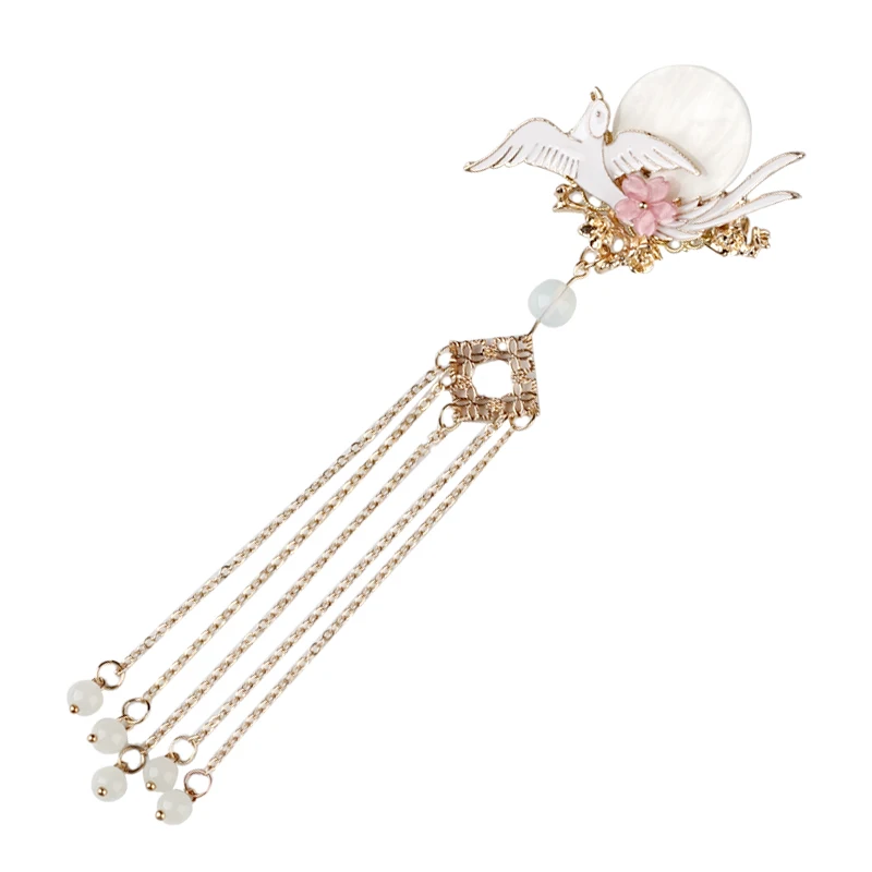 Hair clasp female ancientry hanfu headdress costume hair go step rolled fringed edge clip accessories
Hair clasp female ancientry hanfu headdress costume hair go step rolled fringed edge clip accessories