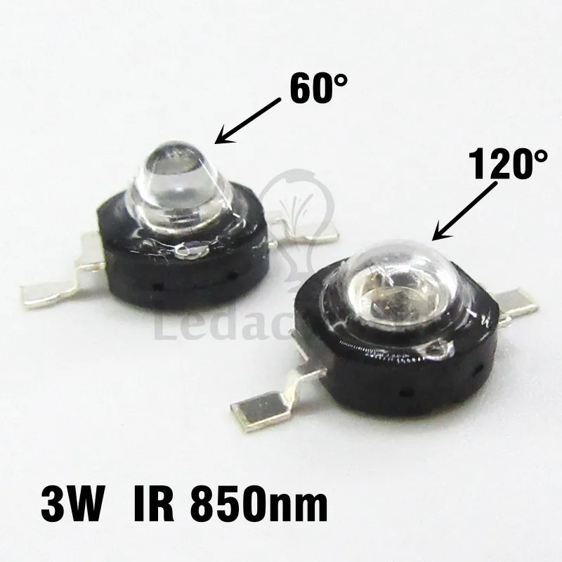 10pcs Infrared Red 850nm 3W High Power LED Chip IR 850Nm Epistar LED Beads for Night Camera
10pcs Infrared Red 850nm 3W High Power LED Chip IR 850Nm Epistar LED Beads for Night Camera