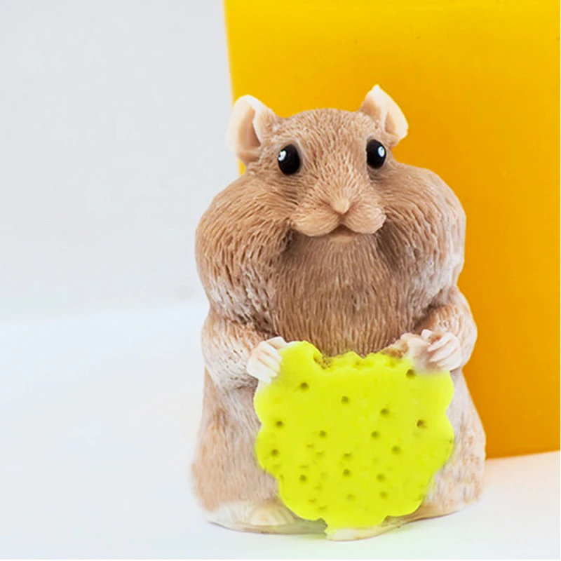 Cute Hamster Mold Food Grade Mould Mold Silicones Mold Mould Silicone Soaps Molds Aroma Stone For Soap Animal PRZY 54125
Cute Hamster Mold Food Grade Mould Mold Silicones Mold Mould Silicone Soaps Molds Aroma Stone For Soap Animal PRZY 54125