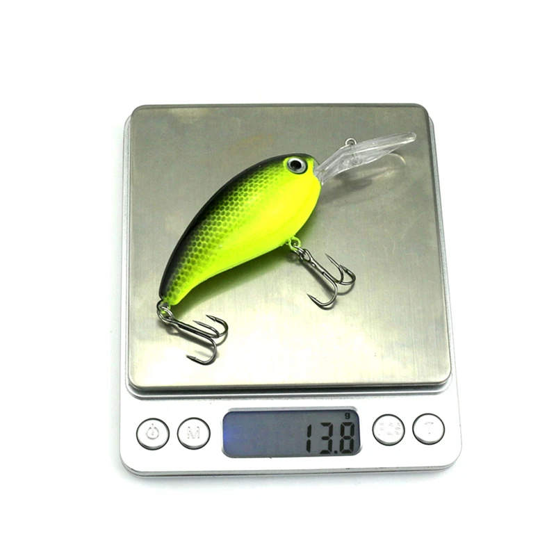 

14g 10cm Crankbait fishing Wobblers Hard Fishing Tackle Swim bait Crank Bait Bass troll Fishing Lures 10 Colors pike perch