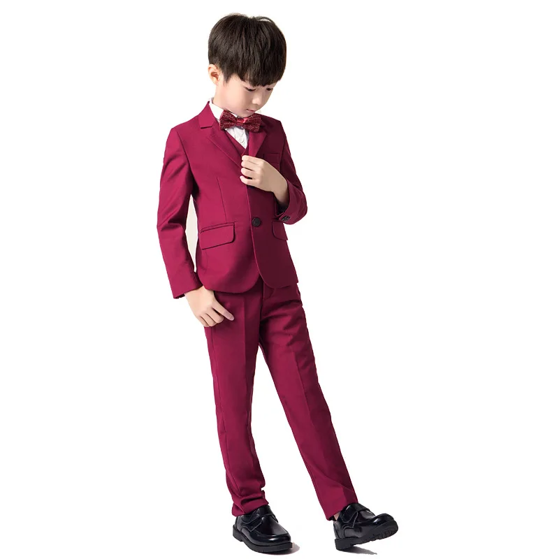 2019 Fashion Wedding Suit Set For Boys Brand Children Blazer Vest Pants Formal Clothing Sets Gentleman Kids Performance Costume
2019 Fashion Wedding Suit Set For Boys Brand Children Blazer Vest Pants Formal Clothing Sets Gentleman Kids Performance Costume