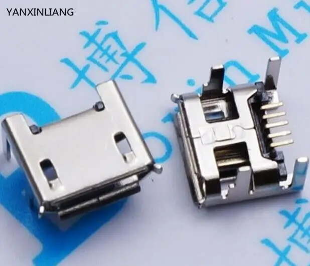 10pcs Micro USB connector 5pin seat Jack Micro usb Four legs 5P Inserting plate seat Mini usb connector
10pcs Micro USB connector 5pin seat Jack Micro usb Four legs 5P Inserting plate seat Mini usb connector
