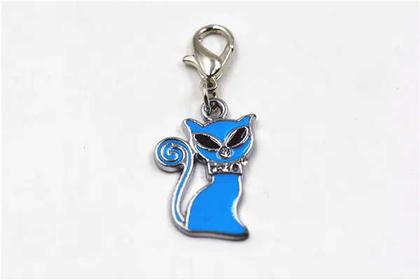 New style popular cat charmsZinc alloy decorated cat collar pendent cat collar charms Blue cat shape
New style popular cat charmsZinc alloy decorated cat collar pendent cat collar charms Blue cat shape