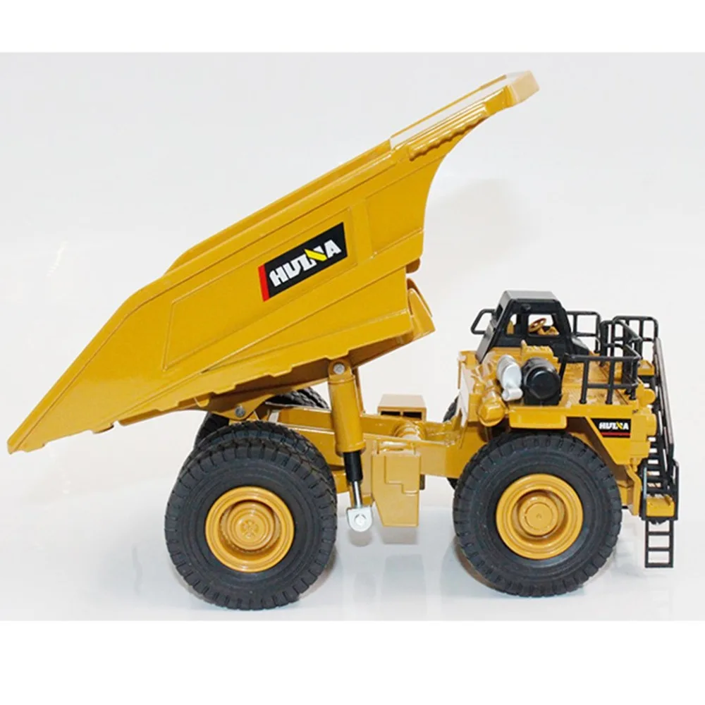 Фото HUINA TOYS NO.1912 1/40 сплав для майнинга самосвал автомобиль литой металл Инженерная