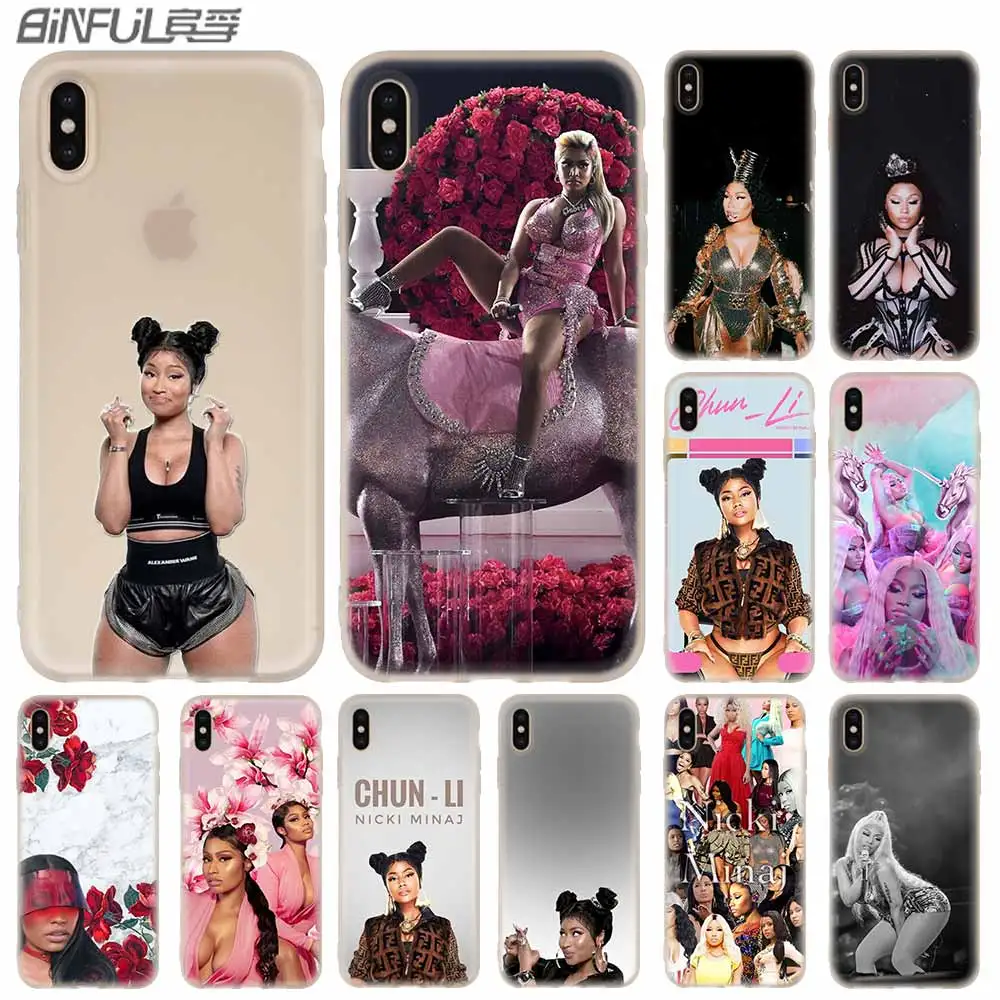 Nicki Minaj Soft Silicone Case For iPhone 13 11 12 Pro X XS Max XR 6 6S 7 8 Plus SE Mini Cover
Nicki Minaj Soft Silicone Case For iPhone 13 11 12 Pro X XS Max XR 6 6S 7 8 Plus SE Mini Cover