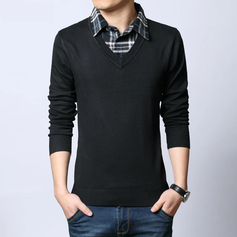 new arrival fashion casual men's obese collar sweater male fake second pieces super large plus size M L XL XXL 3XL 4XL 5XL
new arrival fashion casual men's obese collar sweater male fake second pieces super large plus size M L XL XXL 3XL 4XL 5XL