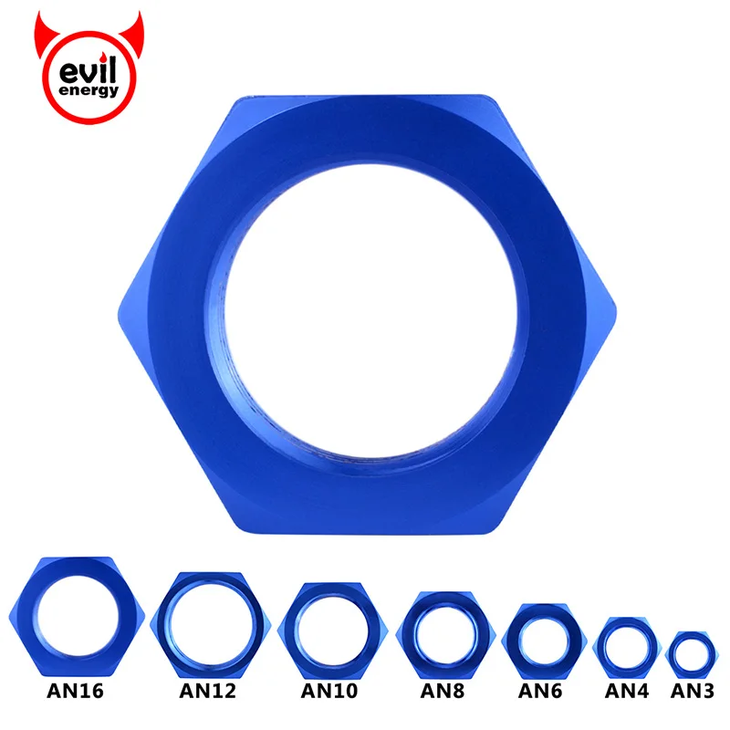 evil energy AN3-AN16 Bulkhead Nut Seal Locking Fitting Adapter Anoized Aluminum Oil Fuel Adapter Blue
evil energy AN3-AN16 Bulkhead Nut Seal Locking Fitting Adapter Anoized Aluminum Oil Fuel Adapter Blue