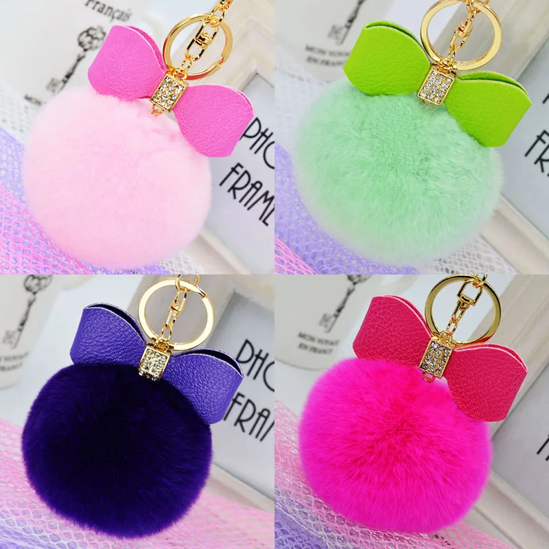 Hot Sale Fur Pom Pom Keychain Key Ring Rhinestone Bow Imitated Rabbit Fur Ball Key Chain Men Women PomPom Plush Keyring EH402B
Hot Sale Fur Pom Pom Keychain Key Ring Rhinestone Bow Imitated Rabbit Fur Ball Key Chain Men Women PomPom Plush Keyring EH402B