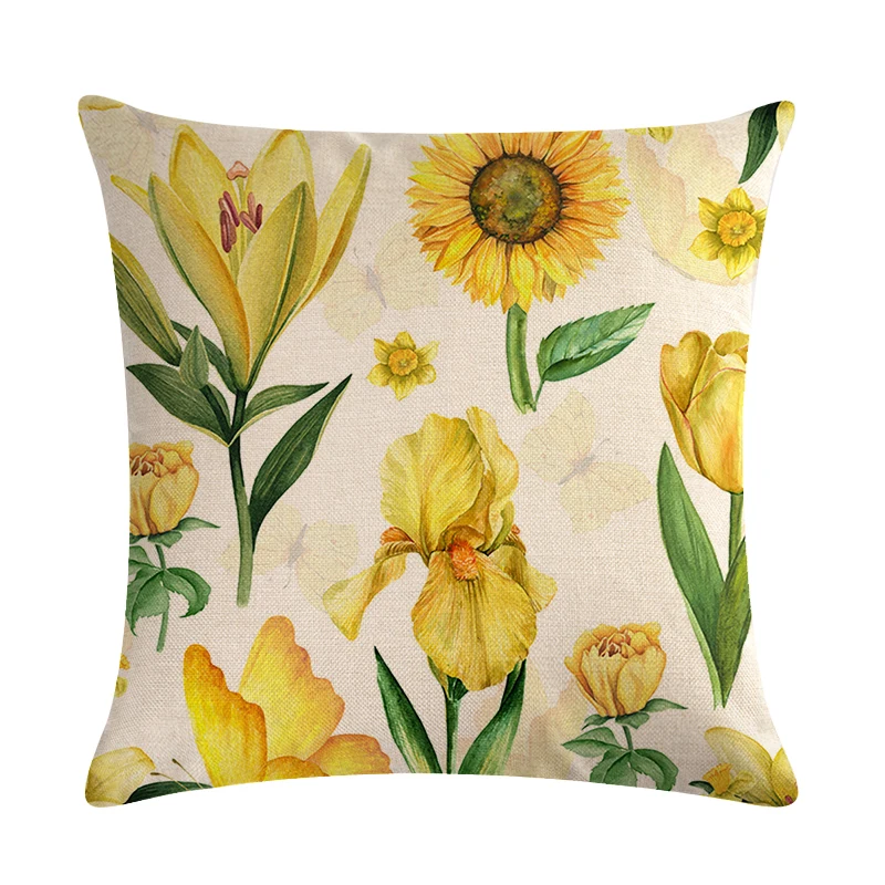 Tropical plants Cushion Cover Colorful Flower Throw Pillow Cover Cotton Linen Leaf 45x45cm Pillowcase Home Decor For Sofa
Tropical plants Cushion Cover Colorful Flower Throw Pillow Cover Cotton Linen Leaf 45x45cm Pillowcase Home Decor For Sofa