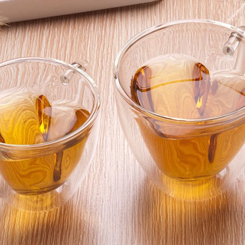 JOUDOO 180ml 240ml Creative Heat-resistant Heart-shaped Tazas De Ceramica Double Layers Glass Water Cup 40
JOUDOO 180ml 240ml Creative Heat-resistant Heart-shaped Tazas De Ceramica Double Layers Glass Water Cup 40