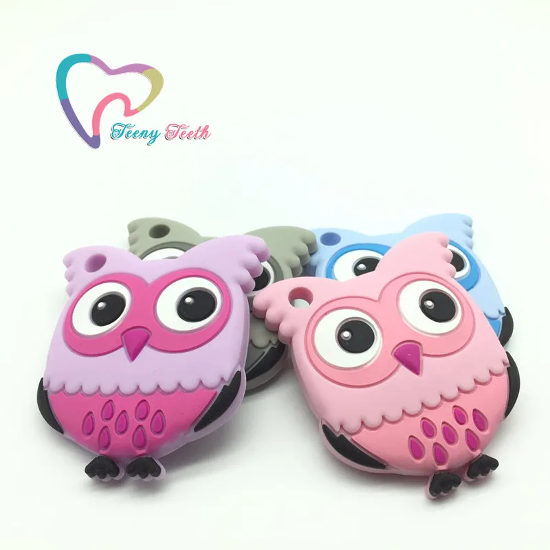 Teeny Teeth 5 PCS New Owl Shape Silicone Baby Pendant Teether, BPA Free Safety Newborn Chewing New Owl Pendants,Chewable Owl Toy
Teeny Teeth 5 PCS New Owl Shape Silicone Baby Pendant Teether, BPA Free Safety Newborn Chewing New Owl Pendants,Chewable Owl Toy
