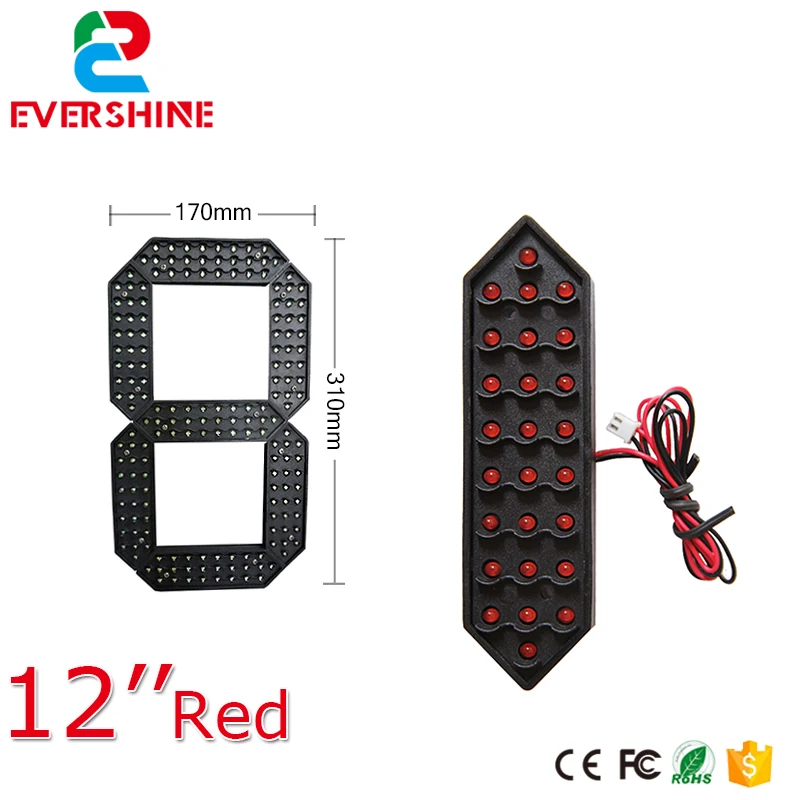 12inch 7 Segment Modules Red Color Digita Numbers,led Signs Outdoor Waterproof Module,led Gas Price,led Oil Price
12inch 7 Segment Modules Red Color Digita Numbers,led Signs Outdoor Waterproof Module,led Gas Price,led Oil Price