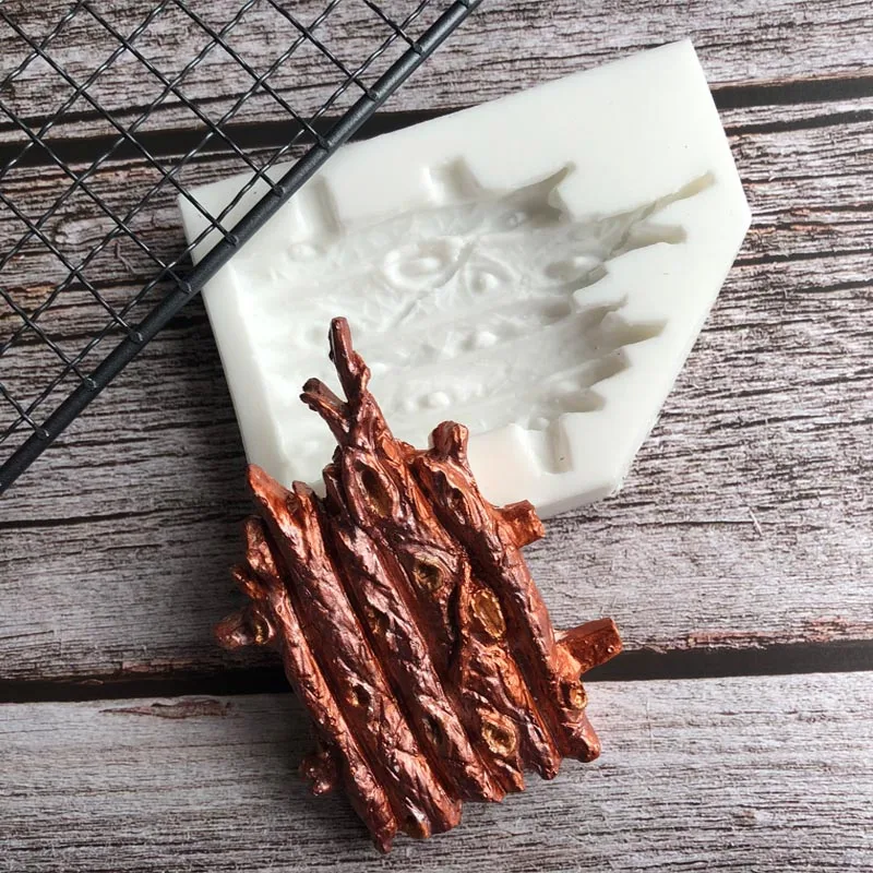 Tree Bark Fondant Cake Silicone Mold Cookie Ice Cream Molds Biscuits Candy Chocolate Mould Baking Cake Decoration Tool Clay Soap
Tree Bark Fondant Cake Silicone Mold Cookie Ice Cream Molds Biscuits Candy Chocolate Mould Baking Cake Decoration Tool Clay Soap