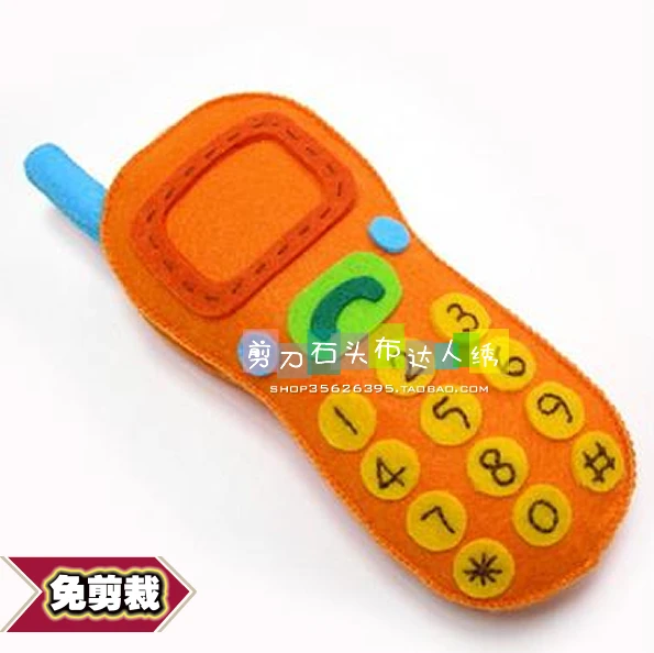 DIY Baby Mobile Phone 0-1 years old rattling bell Fabric Felt kit Non-woven cloth Craft DIY Sewing set Handwork Material JDSTB
DIY Baby Mobile Phone 0-1 years old rattling bell Fabric Felt kit Non-woven cloth Craft DIY Sewing set Handwork Material JDSTB