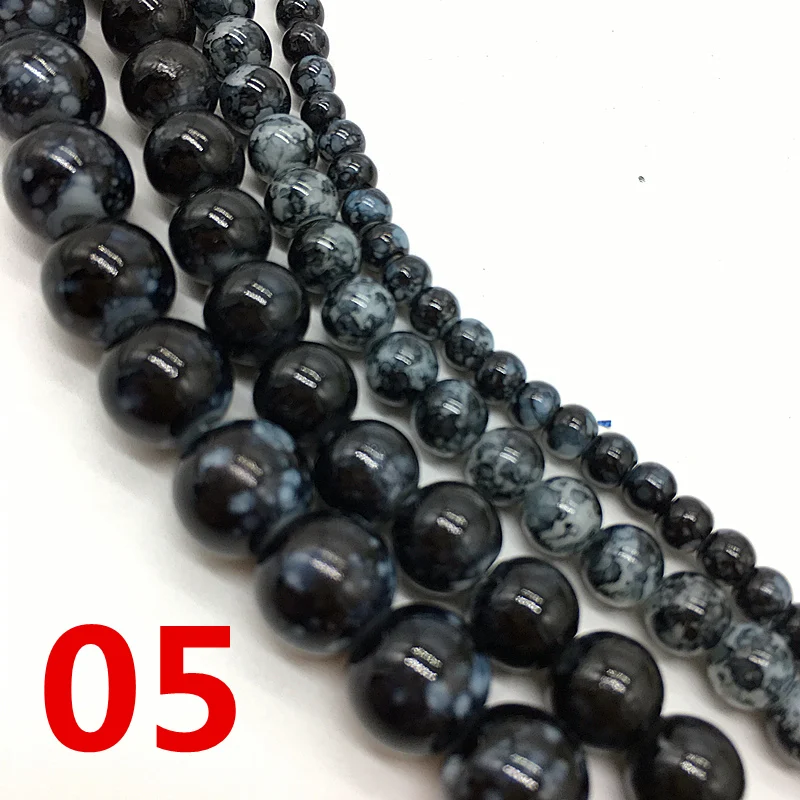 NEW 4 /6 /8 /10 mm Black Chic Glass Loose Spacer Charm Beads Pattern DIY Jewelry Making Accessory
NEW 4 /6 /8 /10 mm Black Chic Glass Loose Spacer Charm Beads Pattern DIY Jewelry Making Accessory