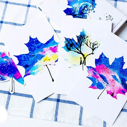 2 use way 30pcs one leave one universe style card multi-use as Scrapbooking party invitation DIY Decoration gift card postcard
2 use way 30pcs one leave one universe style card multi-use as Scrapbooking party invitation DIY Decoration gift card postcard