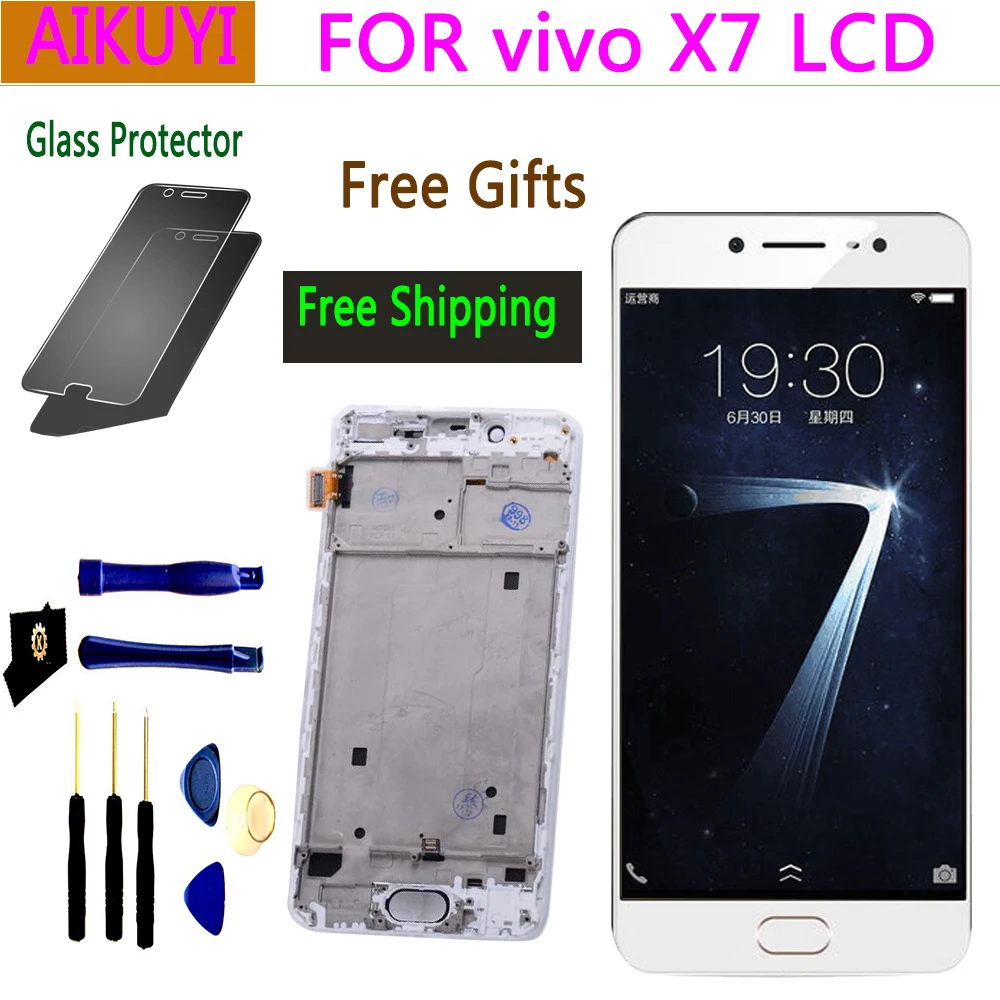 5 2 дюймовый новый экран для Vivo X7 жк дисплей с сенсорным экраном сенсорный screen