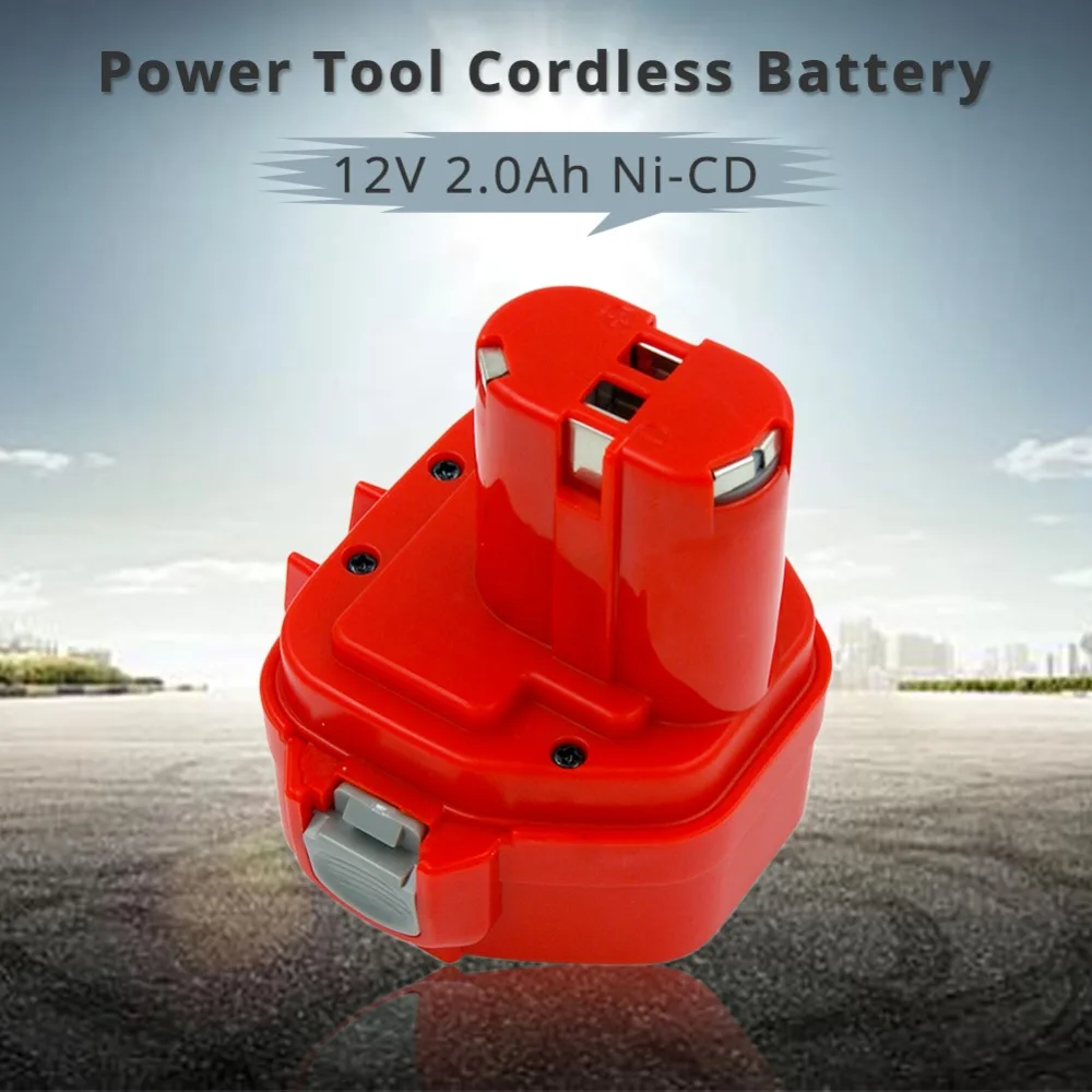 NI CD 12V 2000MAH 2.0A Замена для электроинструмента Makita Беспроводная батарея 1222 1220 PA12 1233S