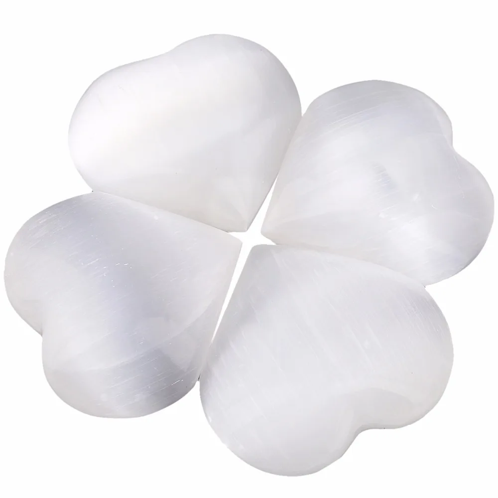 TUMBEELLUWA Natural White Selenite Heart Love Palm Stones Healing Reiki Crystal Specimen Home Figurine 2.2"-2.4
TUMBEELLUWA Natural White Selenite Heart Love Palm Stones Healing Reiki Crystal Specimen Home Figurine 2.2"-2.4