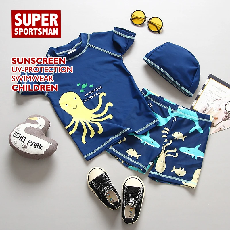 Summer Swimsuit Kids Boys Sunscreen Rashguard Cartoon Shark Swimming Bathing Suit Children Baby Beach Wear Surf Toddler Swimwear
Summer Swimsuit Kids Boys Sunscreen Rashguard Cartoon Shark Swimming Bathing Suit Children Baby Beach Wear Surf Toddler Swimwear