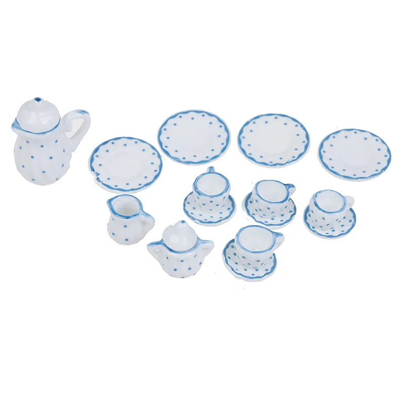 1/12 Dollhous Miniature Blue Flower Patten Porcelain Coffee Tea Cups Ceramic Tableware Dollhouse Kitchen Accessories15Pcs/set
1/12 Dollhous Miniature Blue Flower Patten Porcelain Coffee Tea Cups Ceramic Tableware Dollhouse Kitchen Accessories15Pcs/set