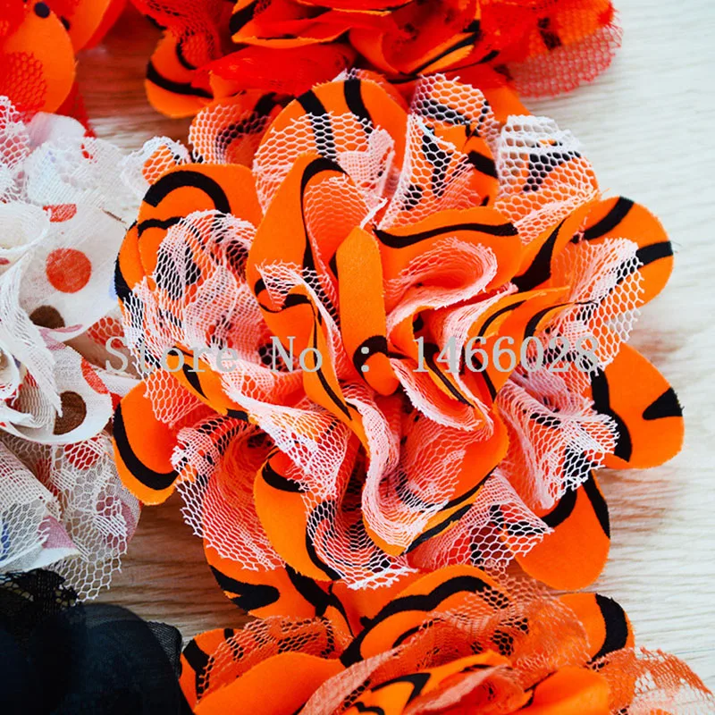 50 pcs/lot , 3.75 '' halloween lace chiffon flowers for hair headband 17 colors hair accessories , fashion accessories
50 pcs/lot , 3.75 '' halloween lace chiffon flowers for hair headband 17 colors hair accessories , fashion accessories