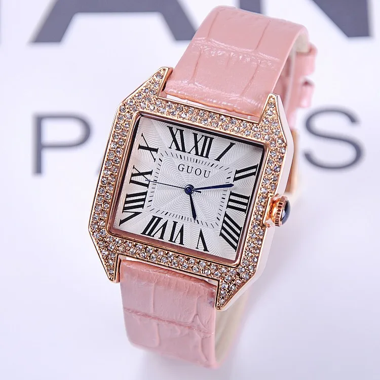 Brand Genuine Leather retro Roman scale personality fashionable high-grade square Korean quartz female watches
Brand Genuine Leather retro Roman scale personality fashionable high-grade square Korean quartz female watches